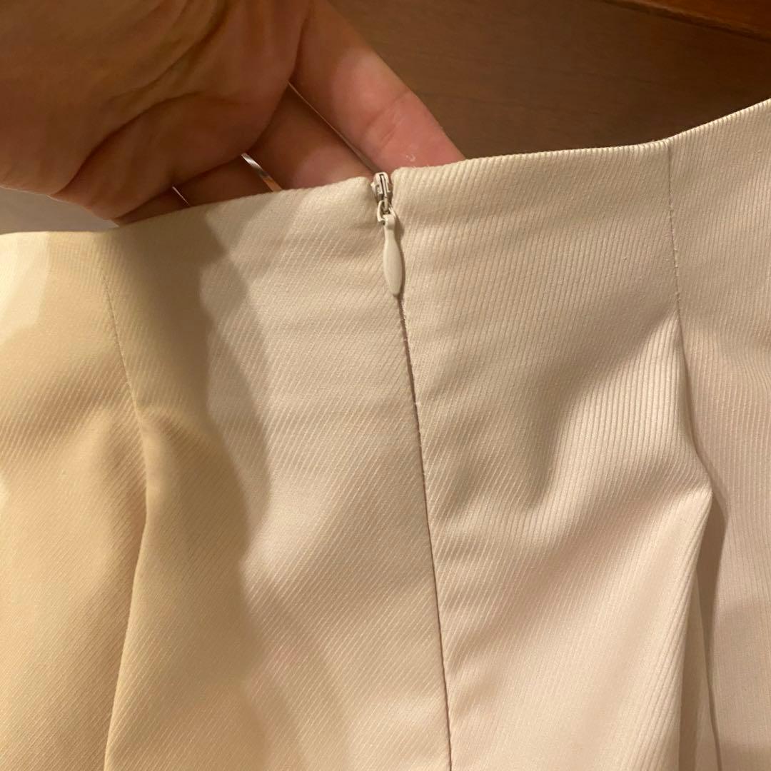 【JIL SANDER】イタリア製キュロットスカート　ピンクベージュ　サイズ32