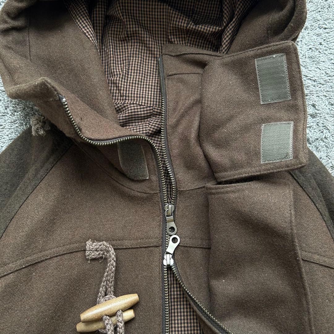 00s PPFM ショートダッフルコート ウール カーキ Y2K archive