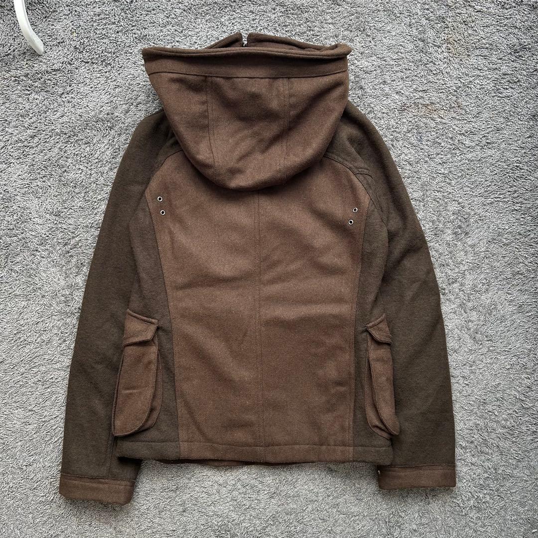 00s PPFM ショートダッフルコート ウール カーキ Y2K archive
