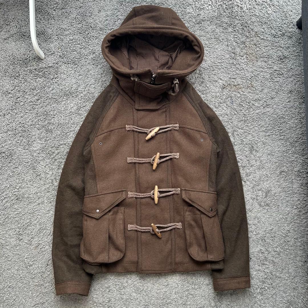 00s PPFM ショートダッフルコート ウール カーキ Y2K archive