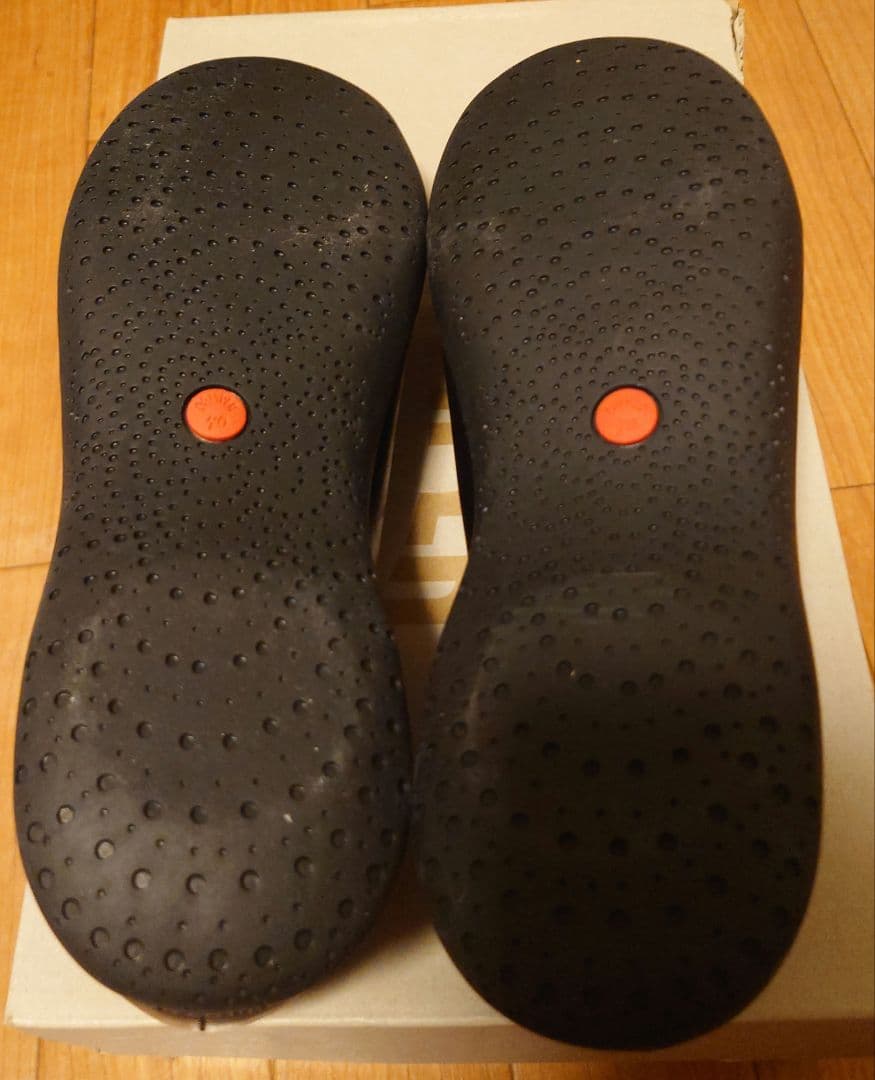 CAMPER 黒 レザー ローファー