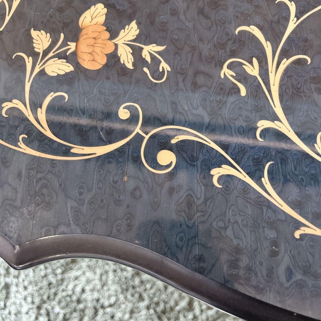 イタリア製Demain社 コンソールテーブル ブルー象嵌