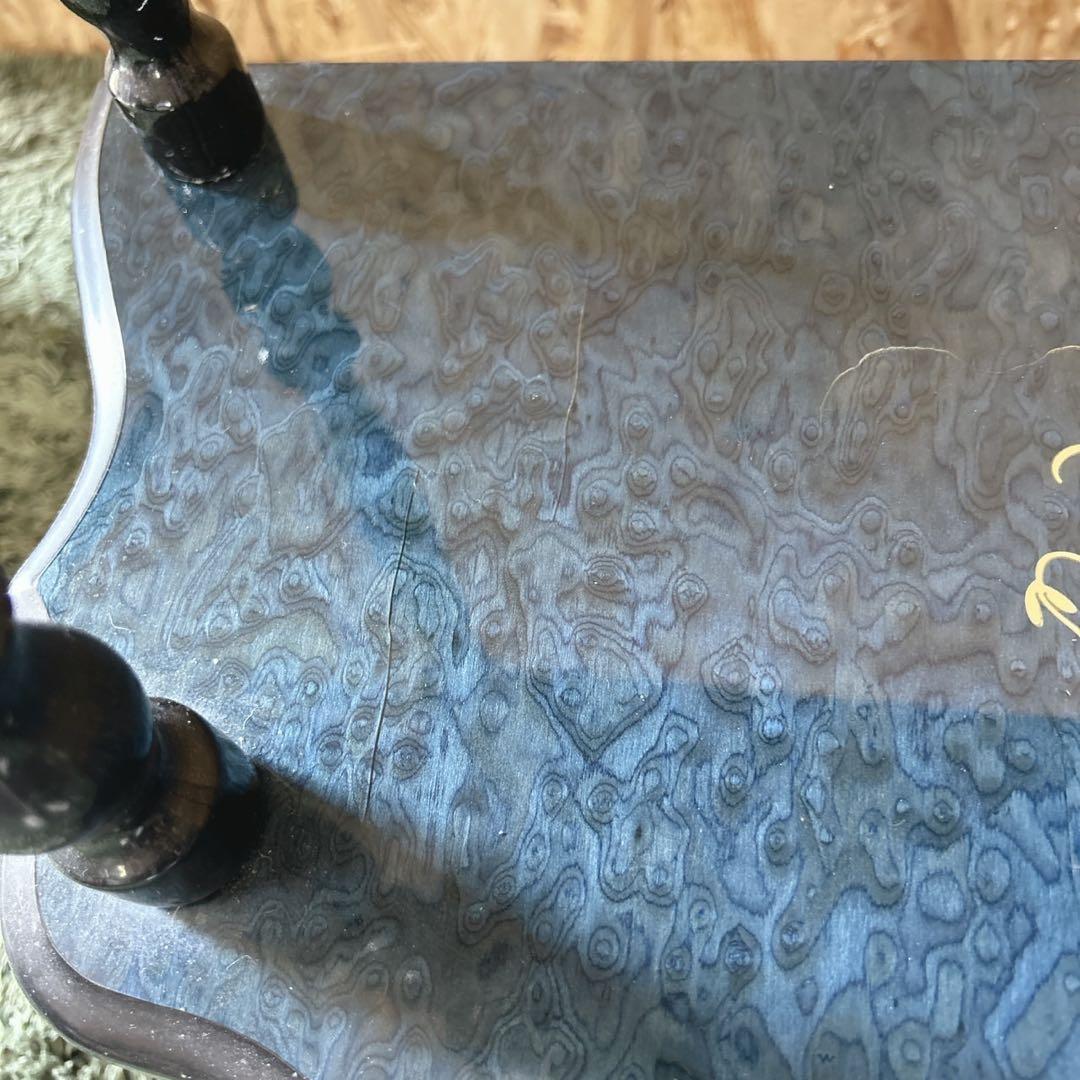 イタリア製Demain社 コンソールテーブル ブルー象嵌