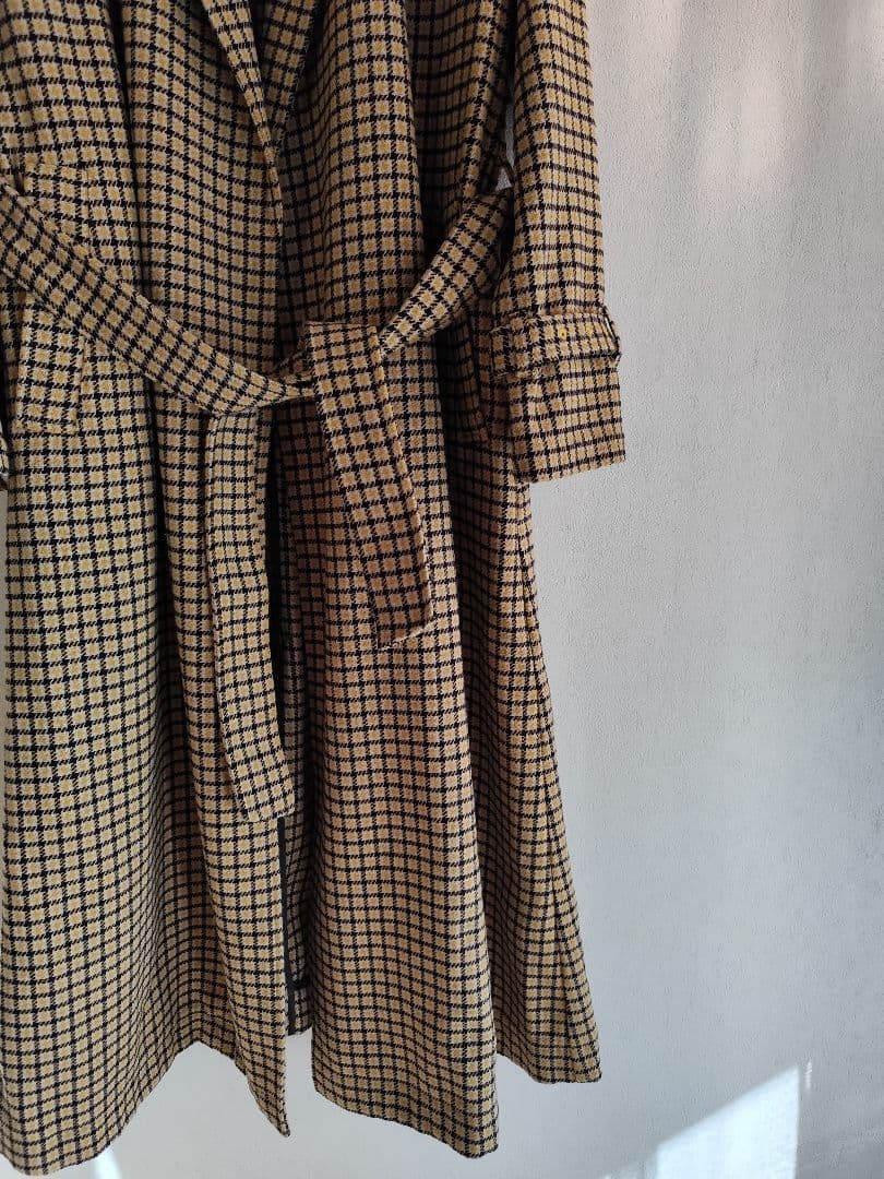 ビームスライツ 高級チェックコート/セオリー enfold