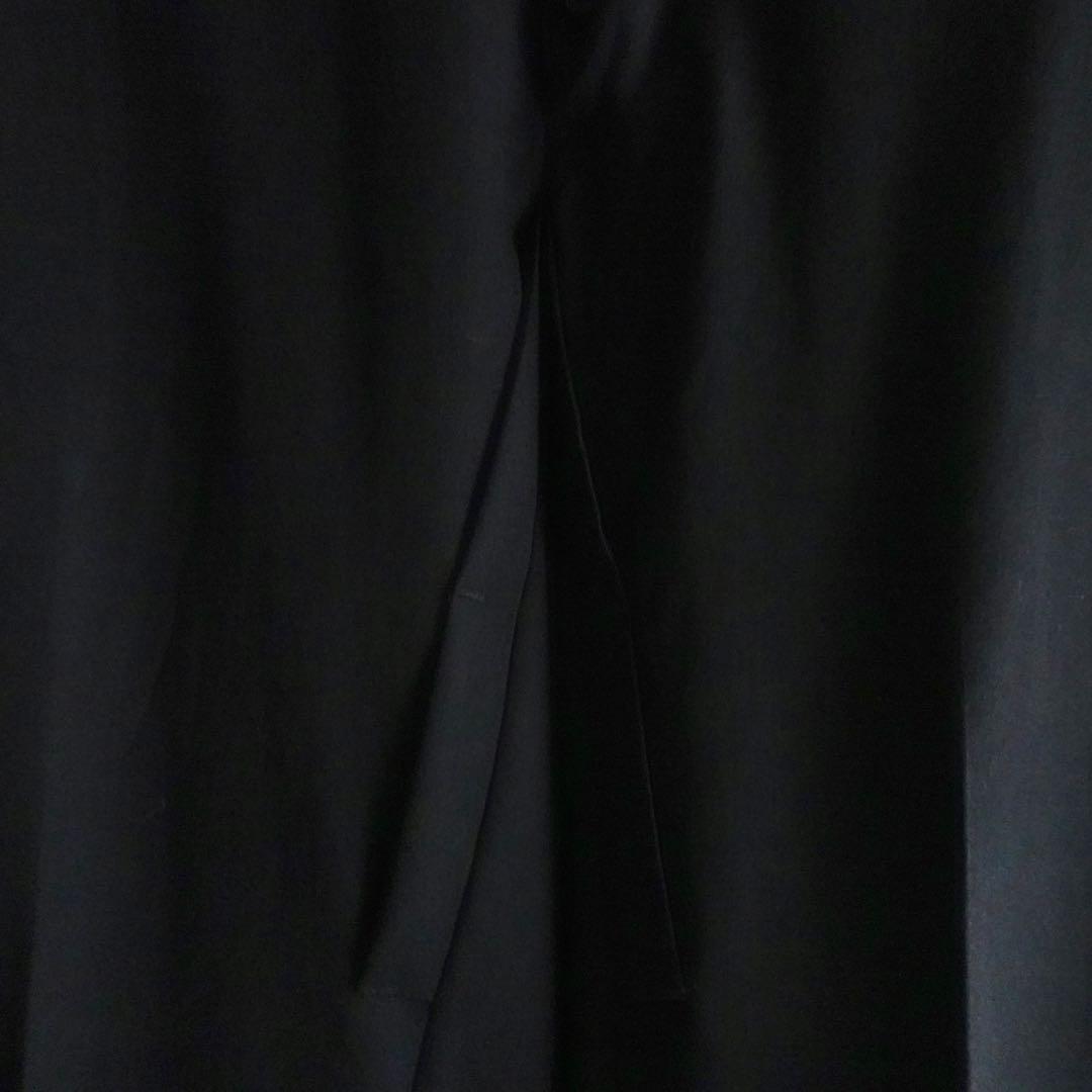 【イタリア製】RAY&GUY ウールギャバジン　ベルテッドトラウザーズ　ブラック