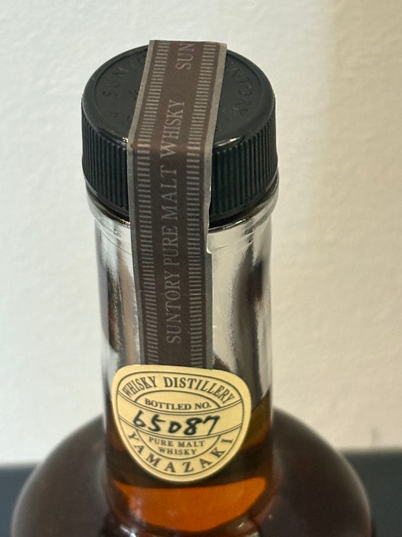 山崎蒸溜所 樽出原酒10年 酒清57度 10年貯蔵 600ml