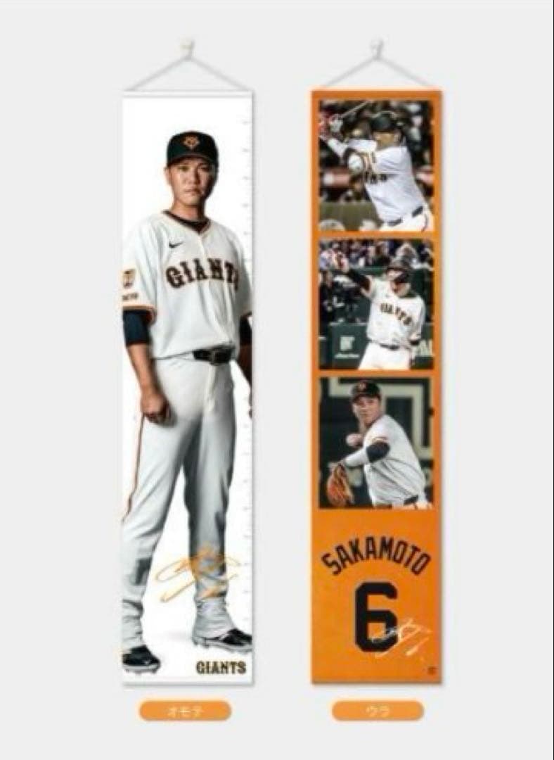 入手困難☆超レア希少非売品　ジャイアンツ　坂本勇人選手　等身大サイズタペストリー