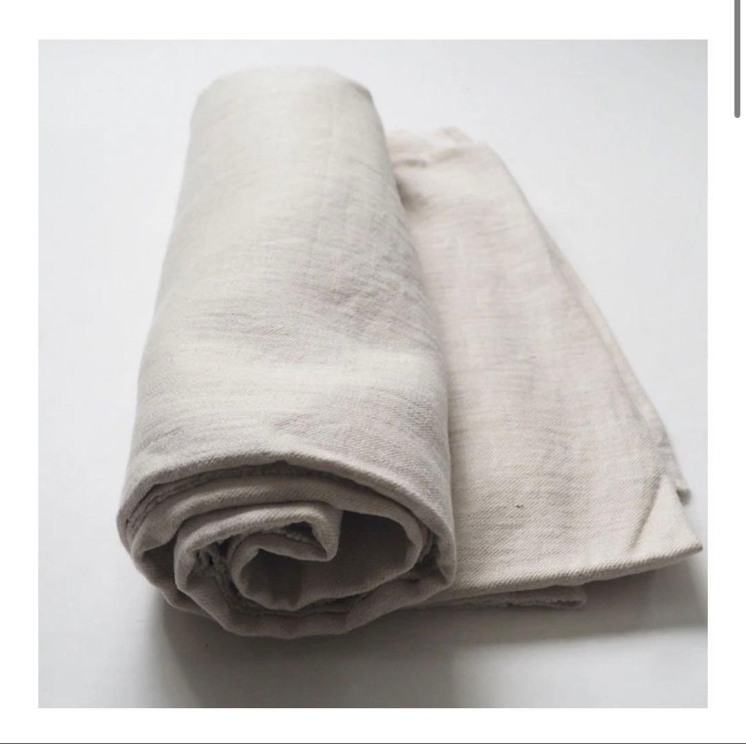 イタリア産　オーガニックヘンプ　ブランケット　ラージサイズ