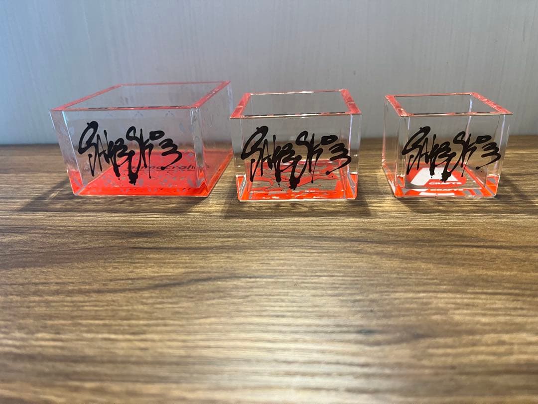 Asimocrafts × SAKESKIE コラボ酒升　３個セット