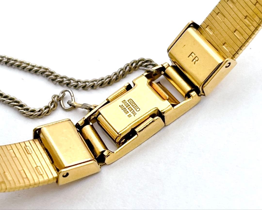 SEIKO ブレスレット 白文字盤 レディース 腕時計 ヴィンテージ 日本製