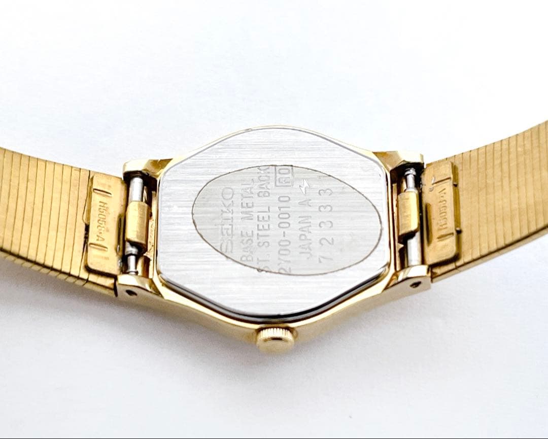SEIKO ブレスレット 白文字盤 レディース 腕時計 ヴィンテージ 日本製