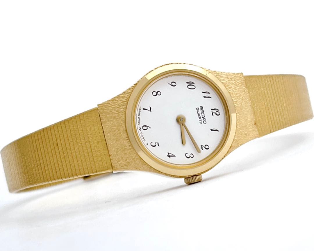 SEIKO ブレスレット 白文字盤 レディース 腕時計 ヴィンテージ 日本製