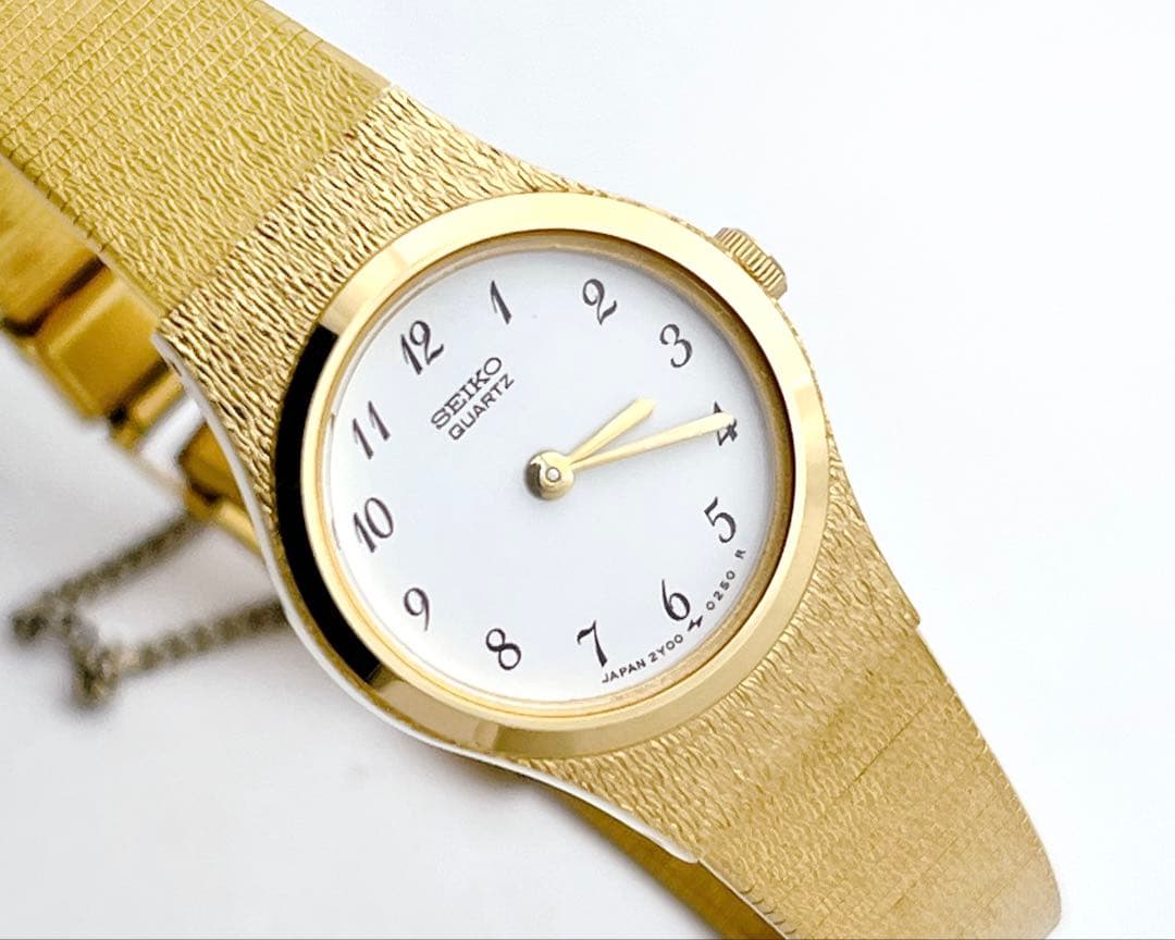 SEIKO ブレスレット 白文字盤 レディース 腕時計 ヴィンテージ 日本製