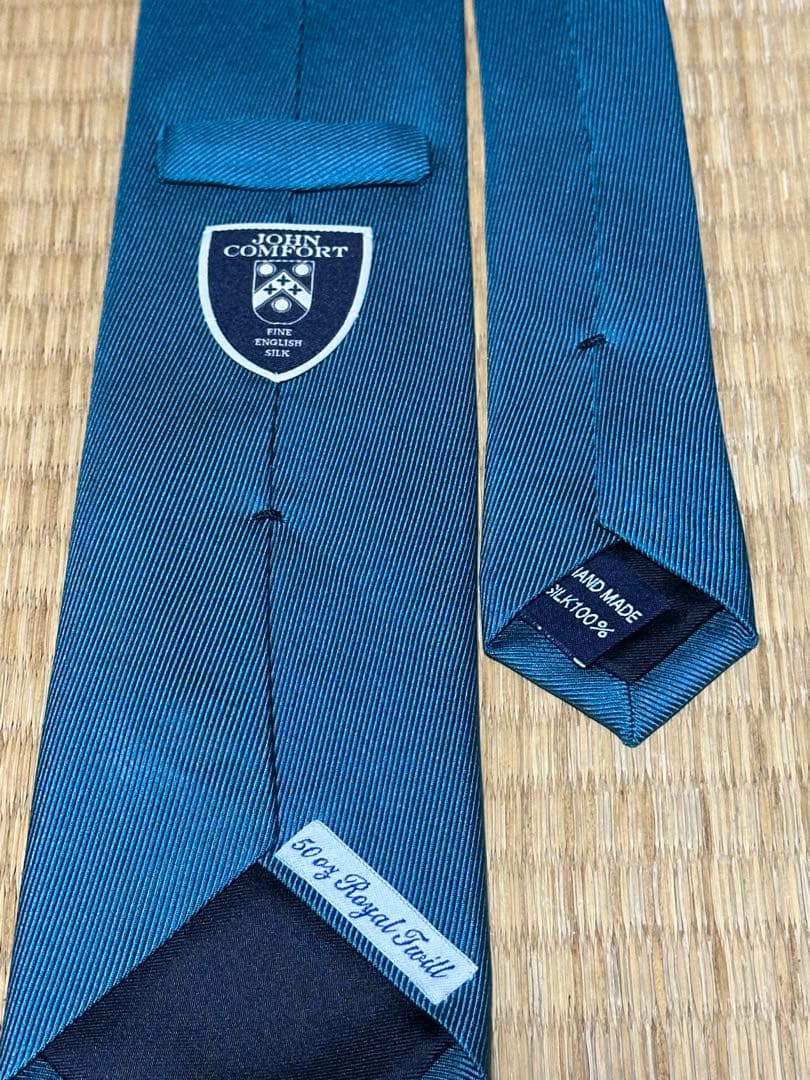 新品 未使用 ジョンコンフォート 50オンスソリッドタイ ターコイズ 無地