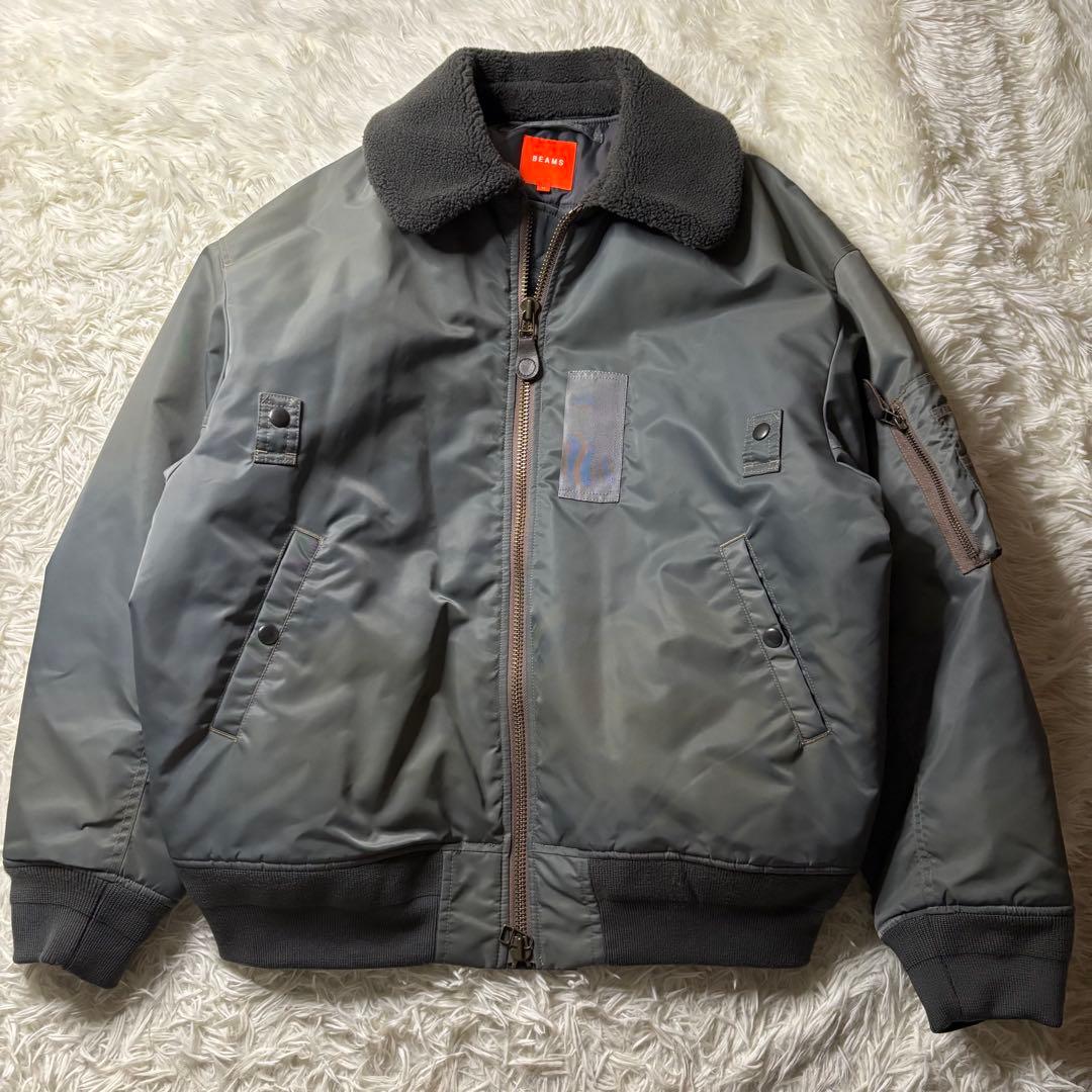 美品✨ BEAMS big fade military blouson M