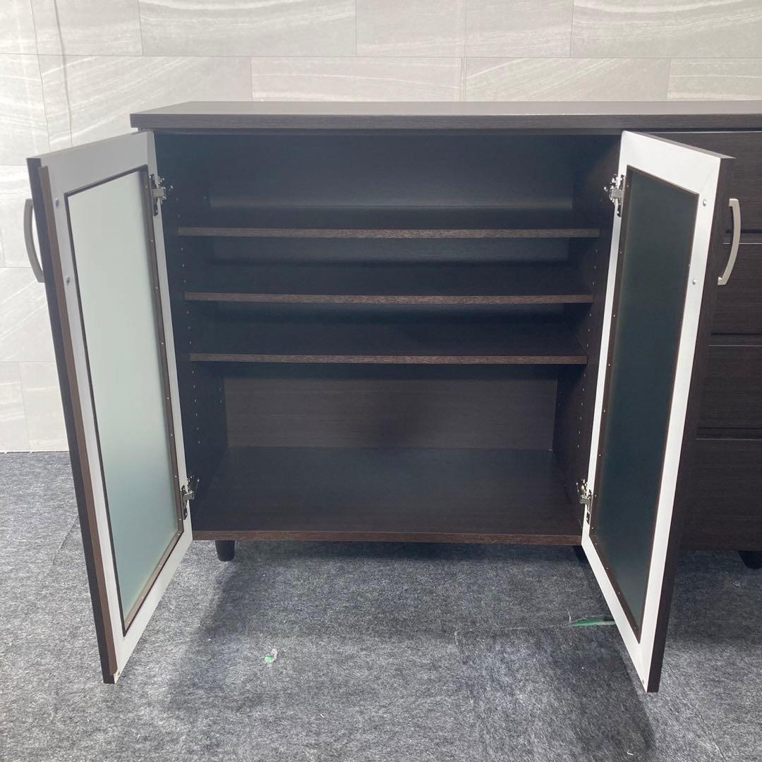 ニトリ キッチンカウンター コパン 幅120cm 食器棚 格安 d4863