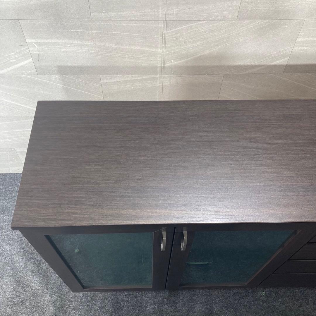 ニトリ キッチンカウンター コパン 幅120cm 食器棚 格安 d4863