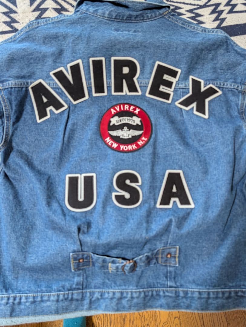 お値下ゲ!!【新品未使用】AVIREX TYPE BLUE デニムジャケット