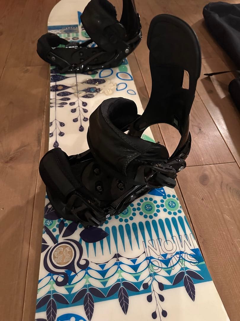 スノーボード　3点セット　サロモン　LOTUS 153 ディーラックス　23.5