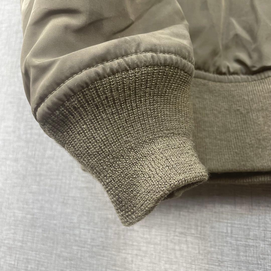 【希少】AVIREX MA1 カーキ BLACK KNIGHTS XL