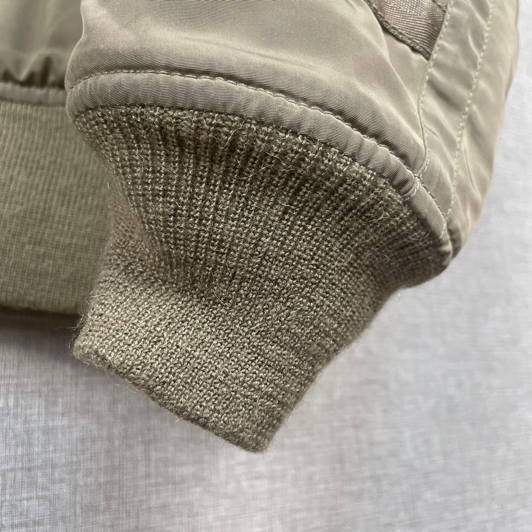 【希少】AVIREX MA1 カーキ BLACK KNIGHTS XL