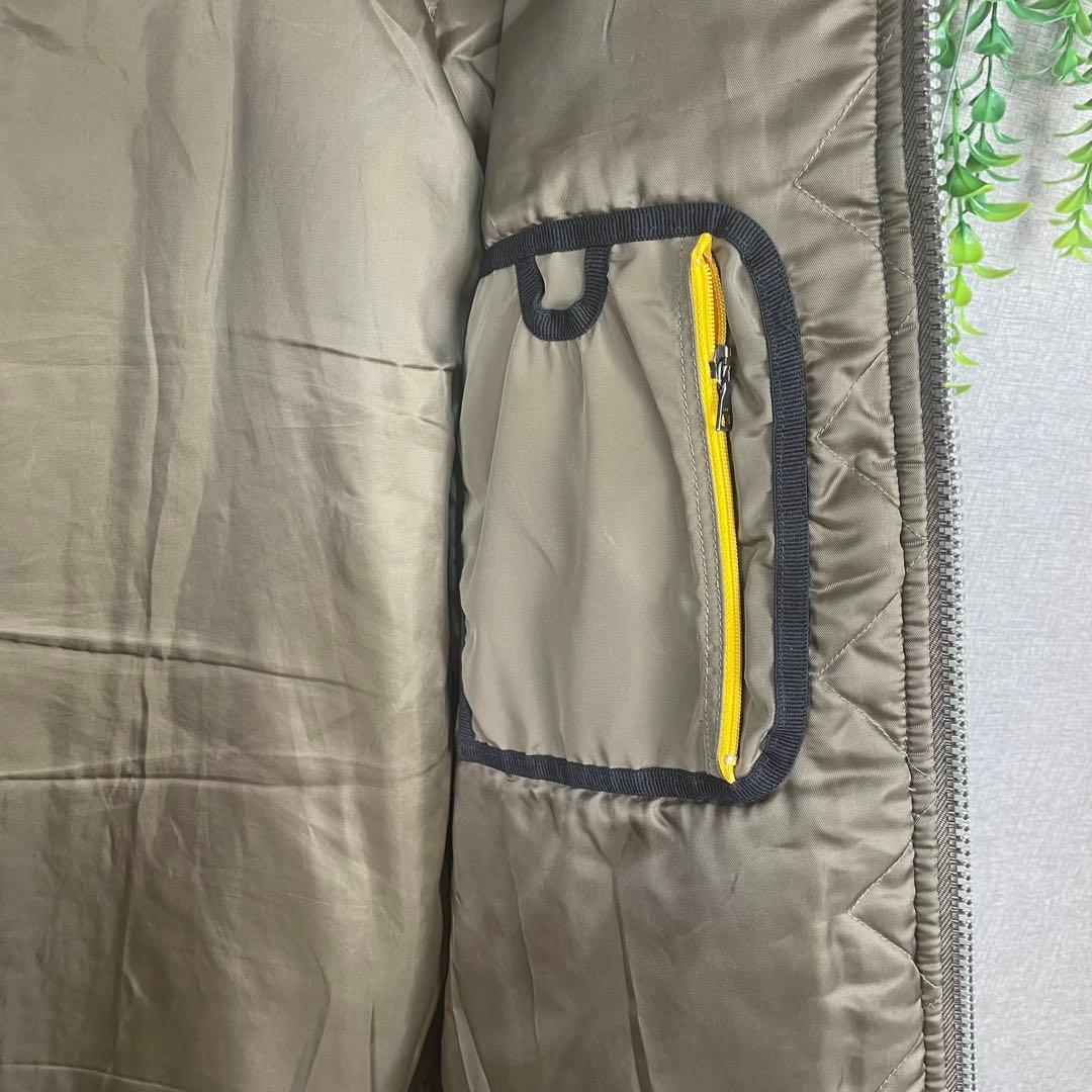 【希少】AVIREX MA1 カーキ BLACK KNIGHTS XL