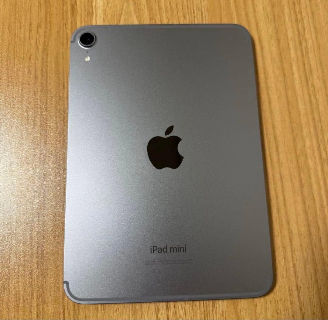 iPad mini 第7世代 セルラー 128GB バッテリ100% ケース付