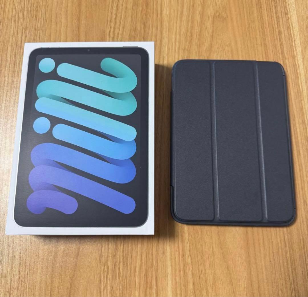 iPad mini 第7世代 セルラー 128GB バッテリ100% ケース付