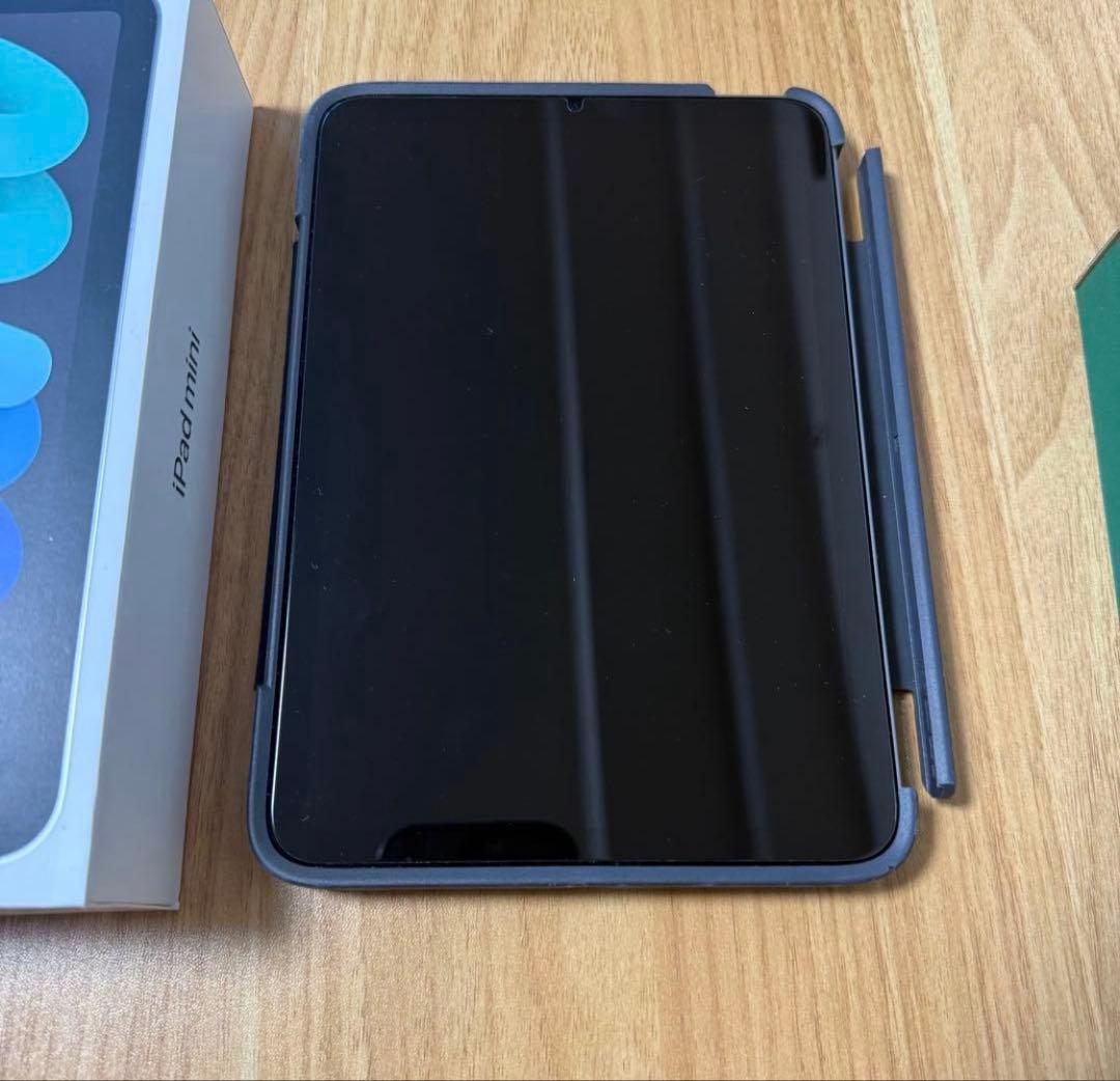 iPad mini 第7世代 セルラー 128GB バッテリ100% ケース付