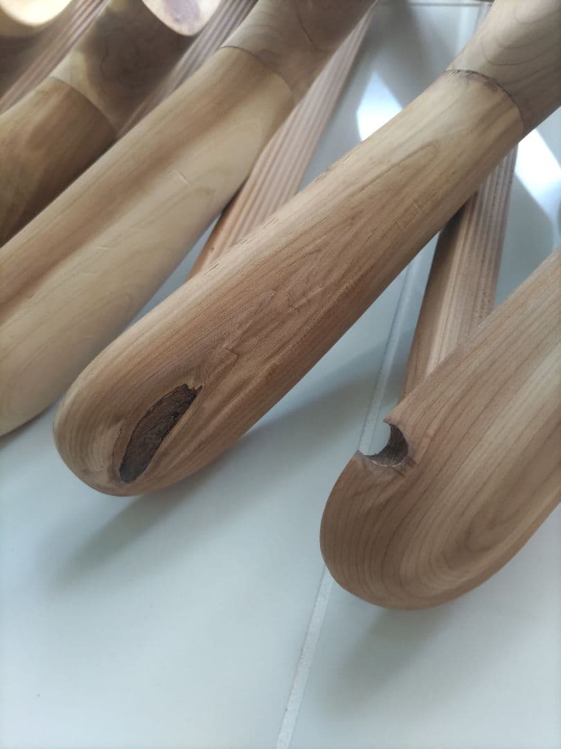 無印良品　レッドシダー　ハンガー10本セット