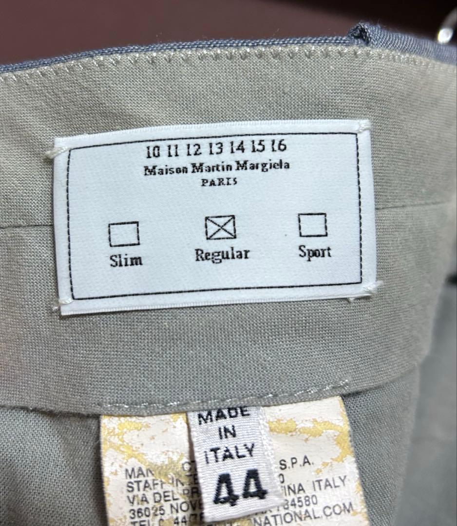 マルタンマルジェラ⑩ 01SS グレー系 スラックス メンズ サイズ44