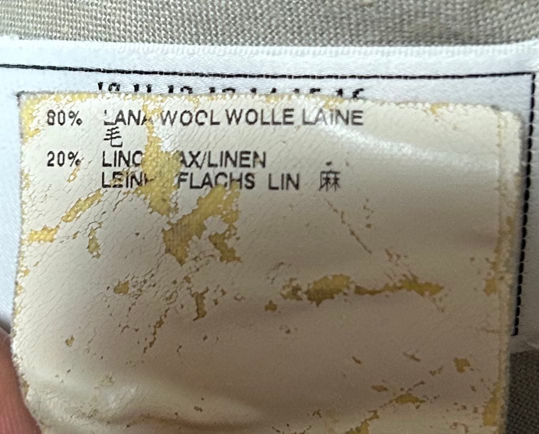 マルタンマルジェラ⑩ 01SS グレー系 スラックス メンズ サイズ44