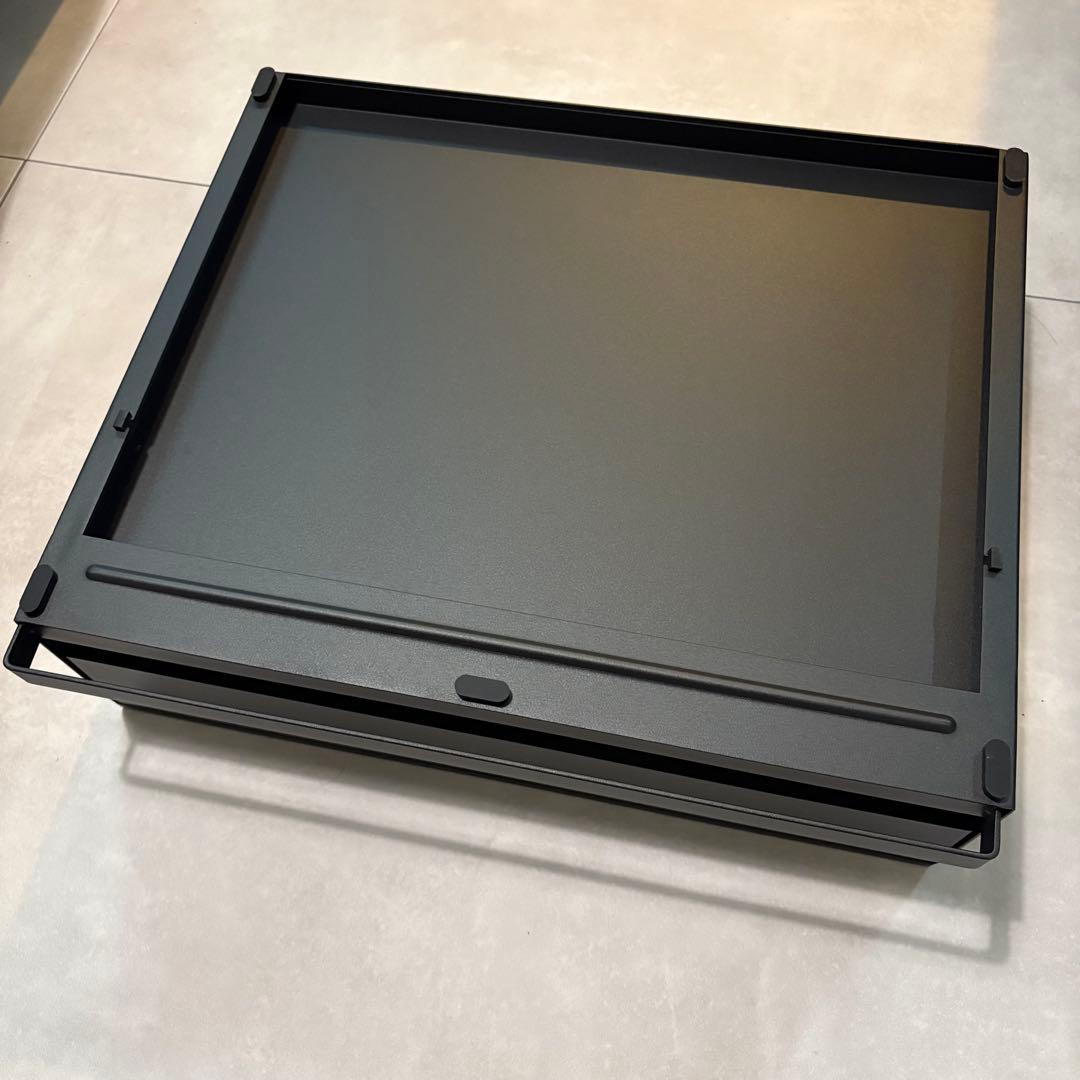 山崎実業 レンジラック スライドテーブル+引き出し 幅45cm