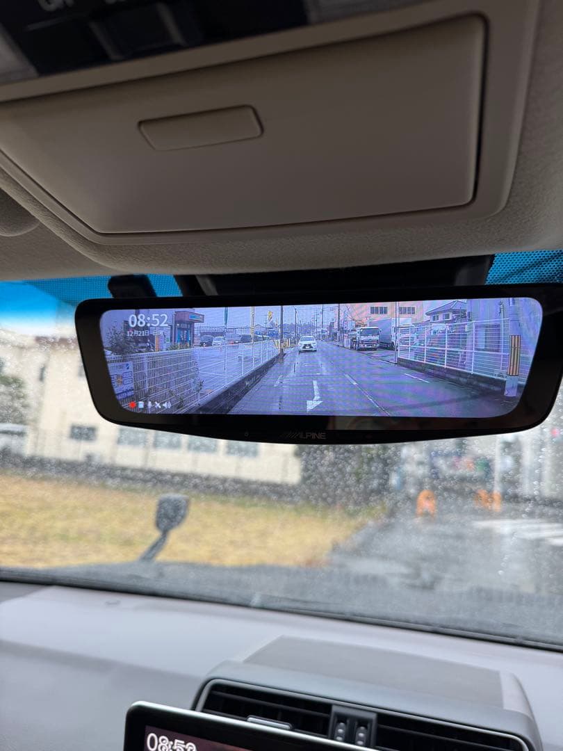 ALPINE アルパイ デジタルインナーミラードライブレコーダー付き！早い者勝ち