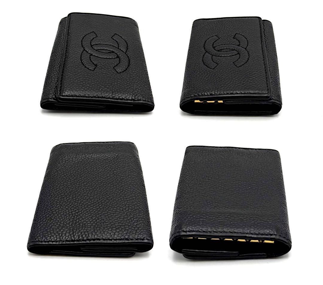 シャネル ココマーク キャビアスキン 6連 キーケース