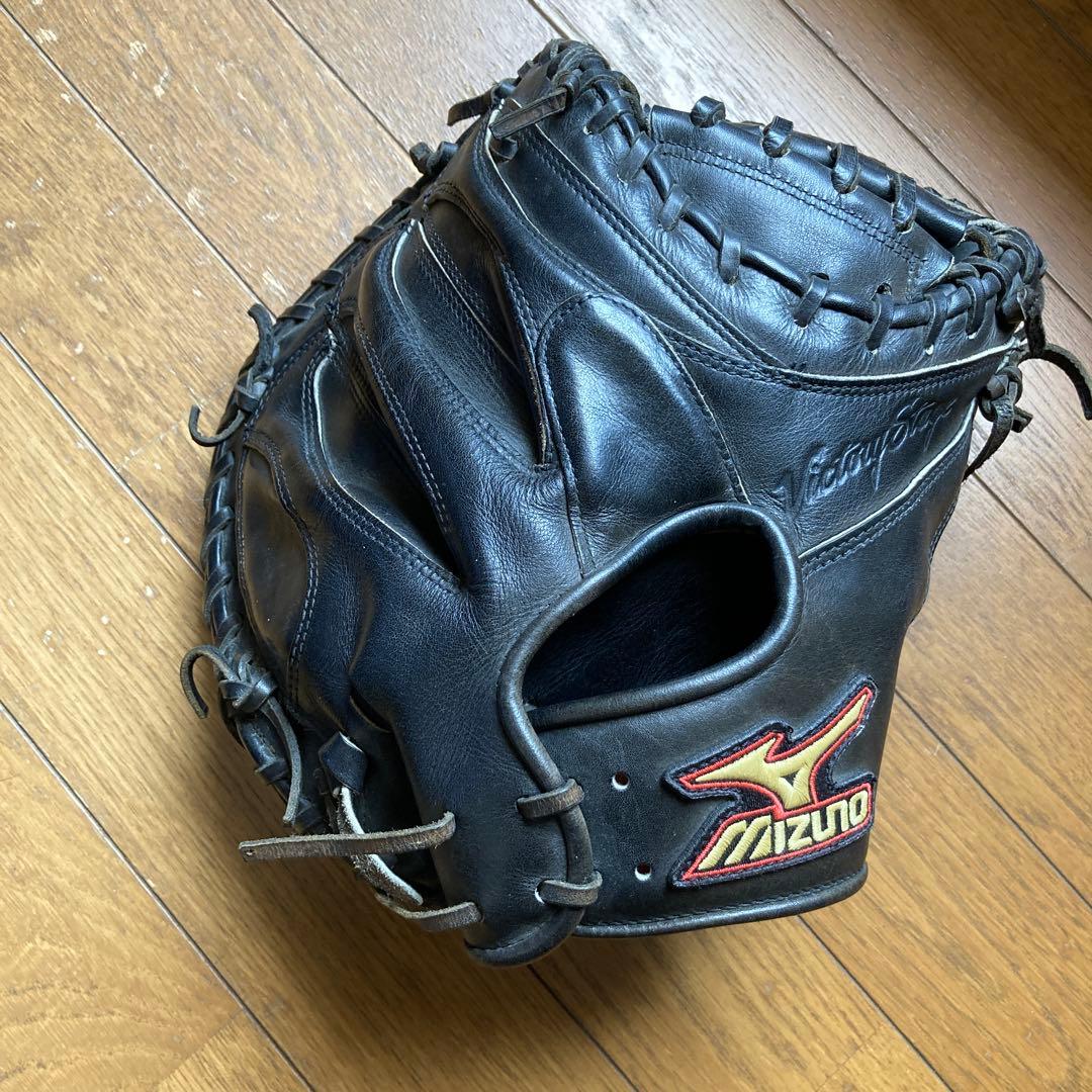 Mizuno ビクトリーステージ 硬式キャッチャーミット 黒