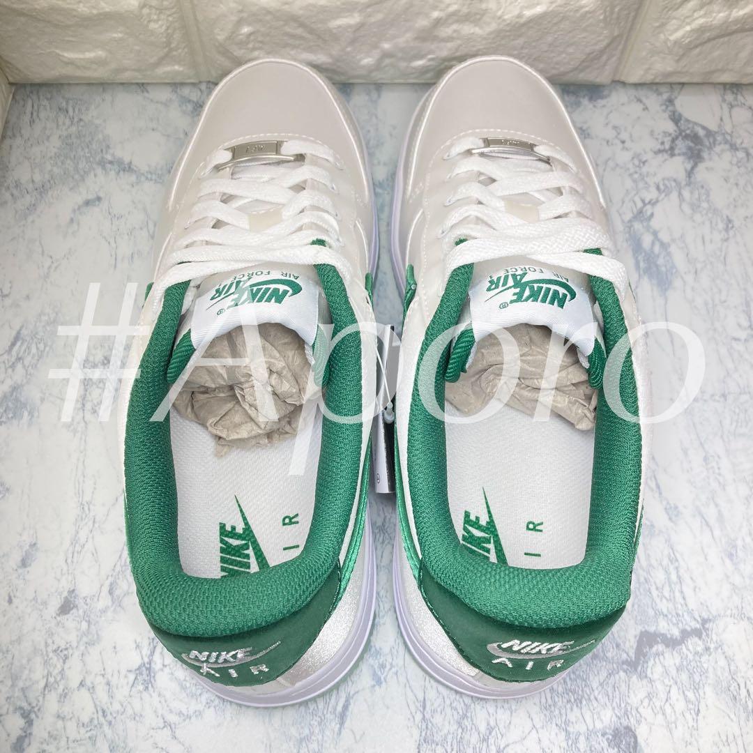 NIKE ナイキ AIR FORCE 1 エアフォース1 サテン グリーン 白