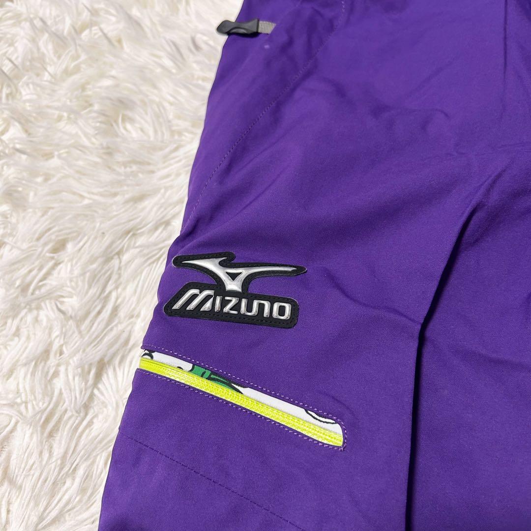 【美品】ミズノCREW 高機能ウェア スキーウェア上 XS 下 S