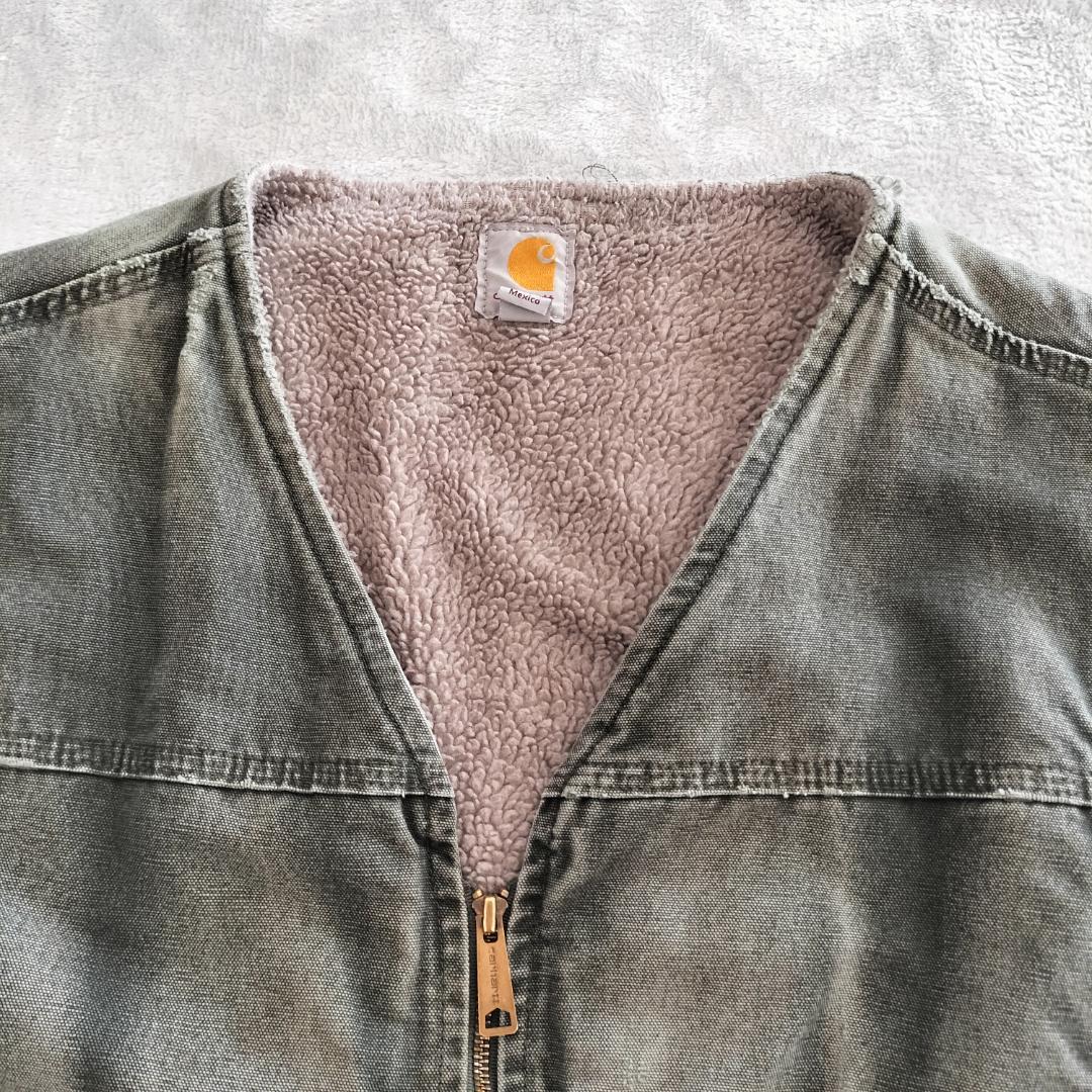 専用鬼フェード Carhartt ダックベスト V26 MOS 裏ボア 3XL