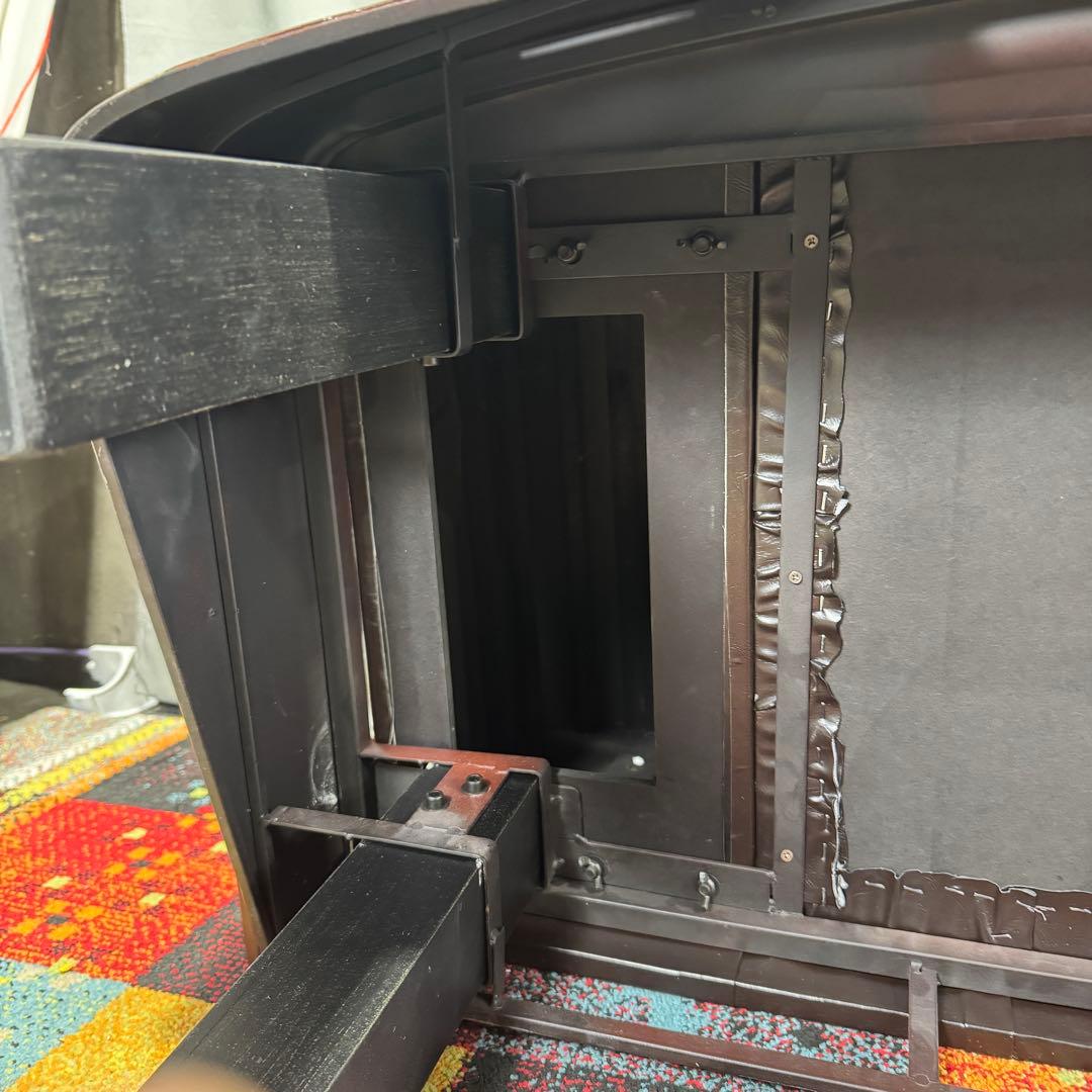 F【送料込み】ヴィンテージカー風 1人掛けソファ 1P ビンテージ 旧車