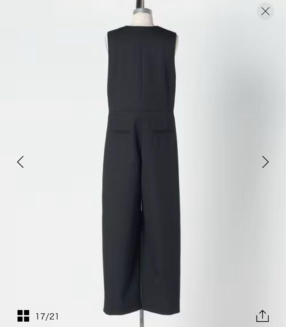 DRAWER ドゥロワー　FALL2 ノースリーブジャンプスーツ　36