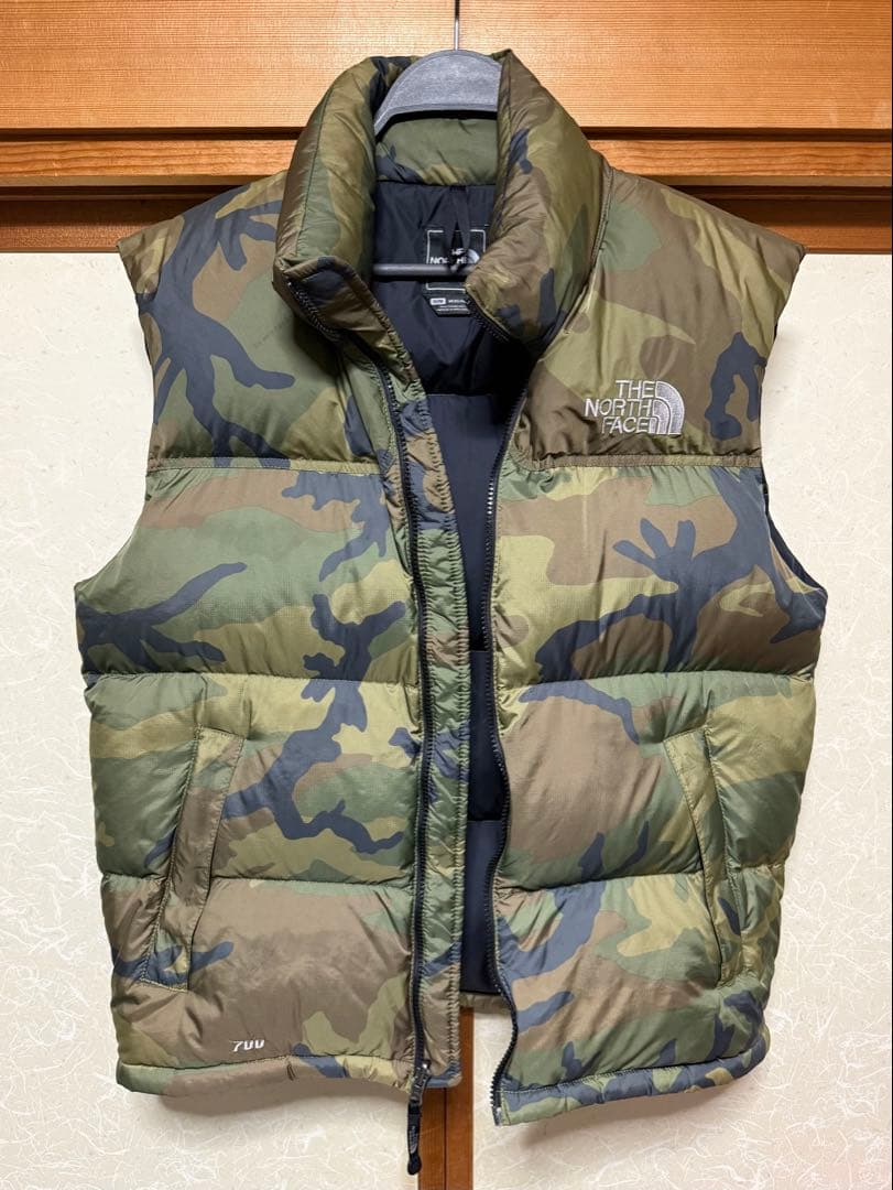 THE NORTH FACE ノースフェイス NUPTSE VEST CAMO