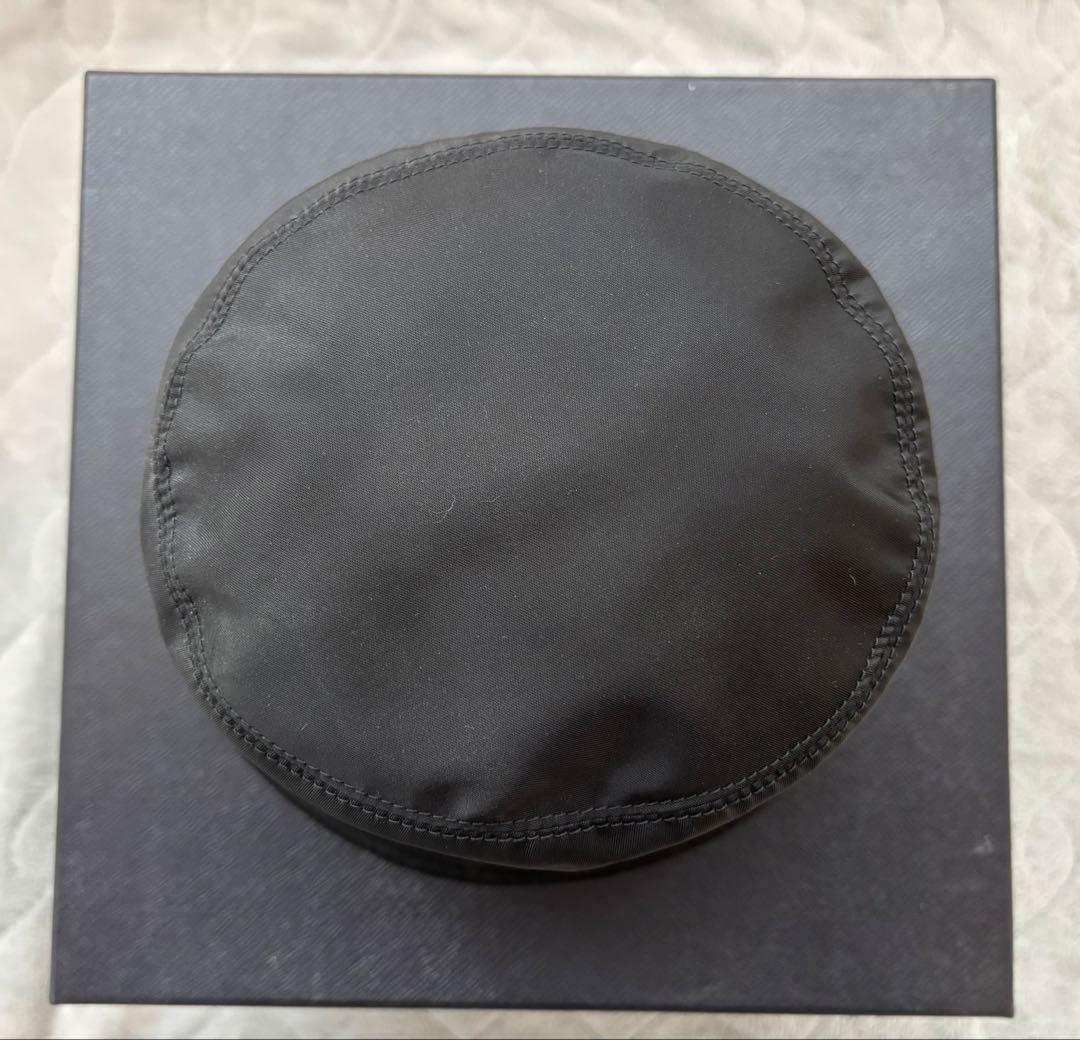 ★PRADA★プラダ/バケットハット/フェドラ/帽子/トライアングル/黒/バケハ