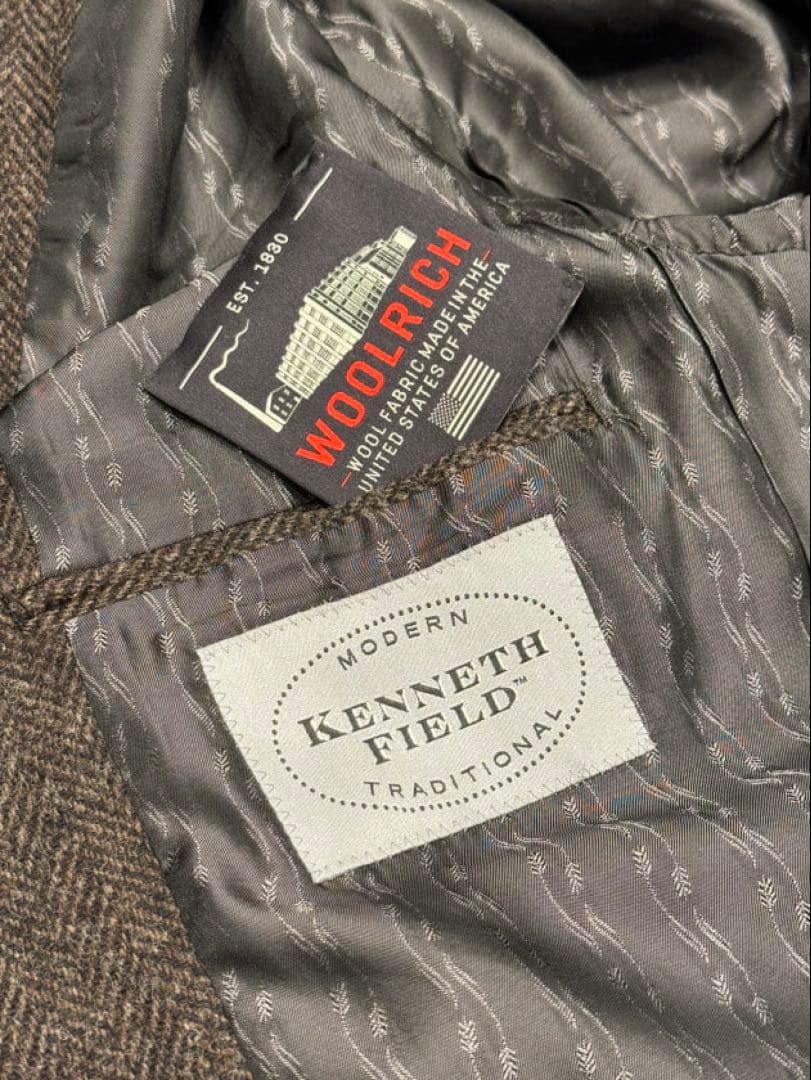 美品 セットアップkenneth field WOOLRICH