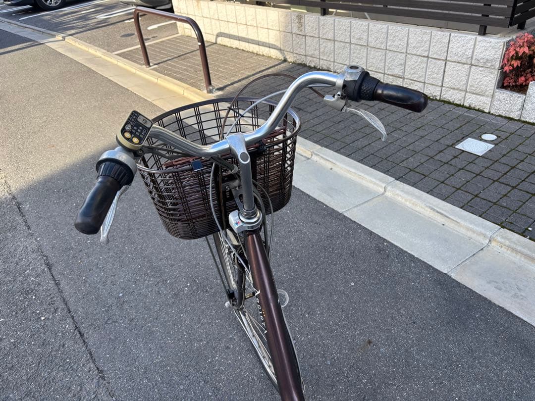 BRIDGESTONE assistanアシスト付き自転車 ブラウン