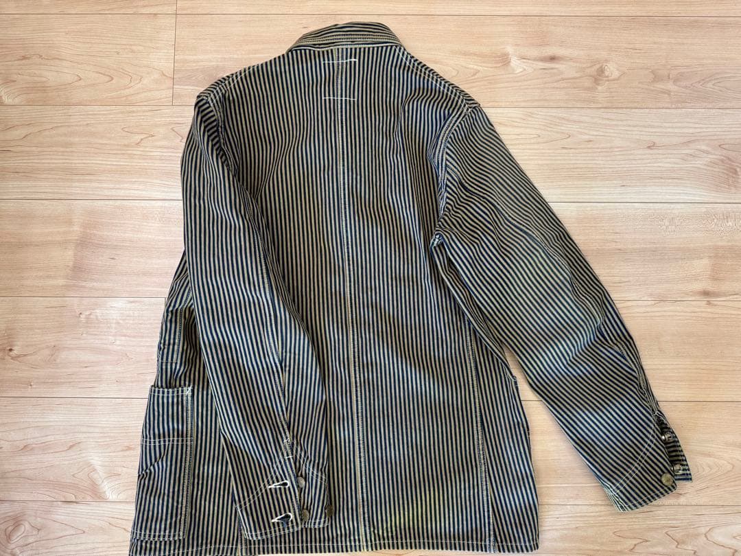 【限定】HEAD LIGHT ヘッドライト　ストライプ　カバーオール　ジャケット