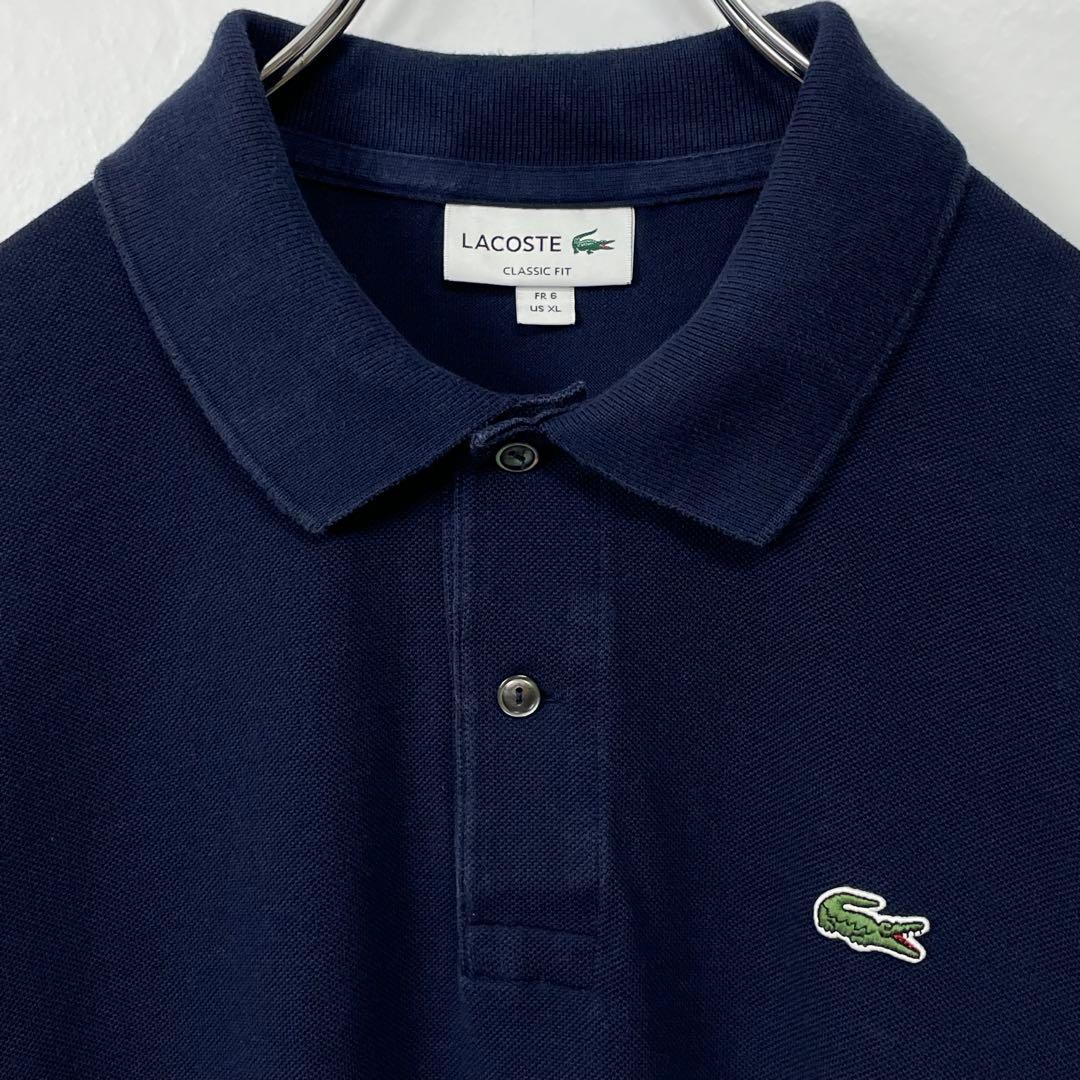 ラコステ　L1212 ポロシャツ　ネイビー　7