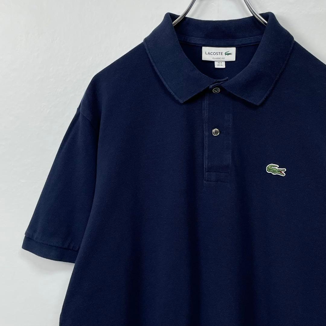ラコステ　L1212 ポロシャツ　ネイビー　7