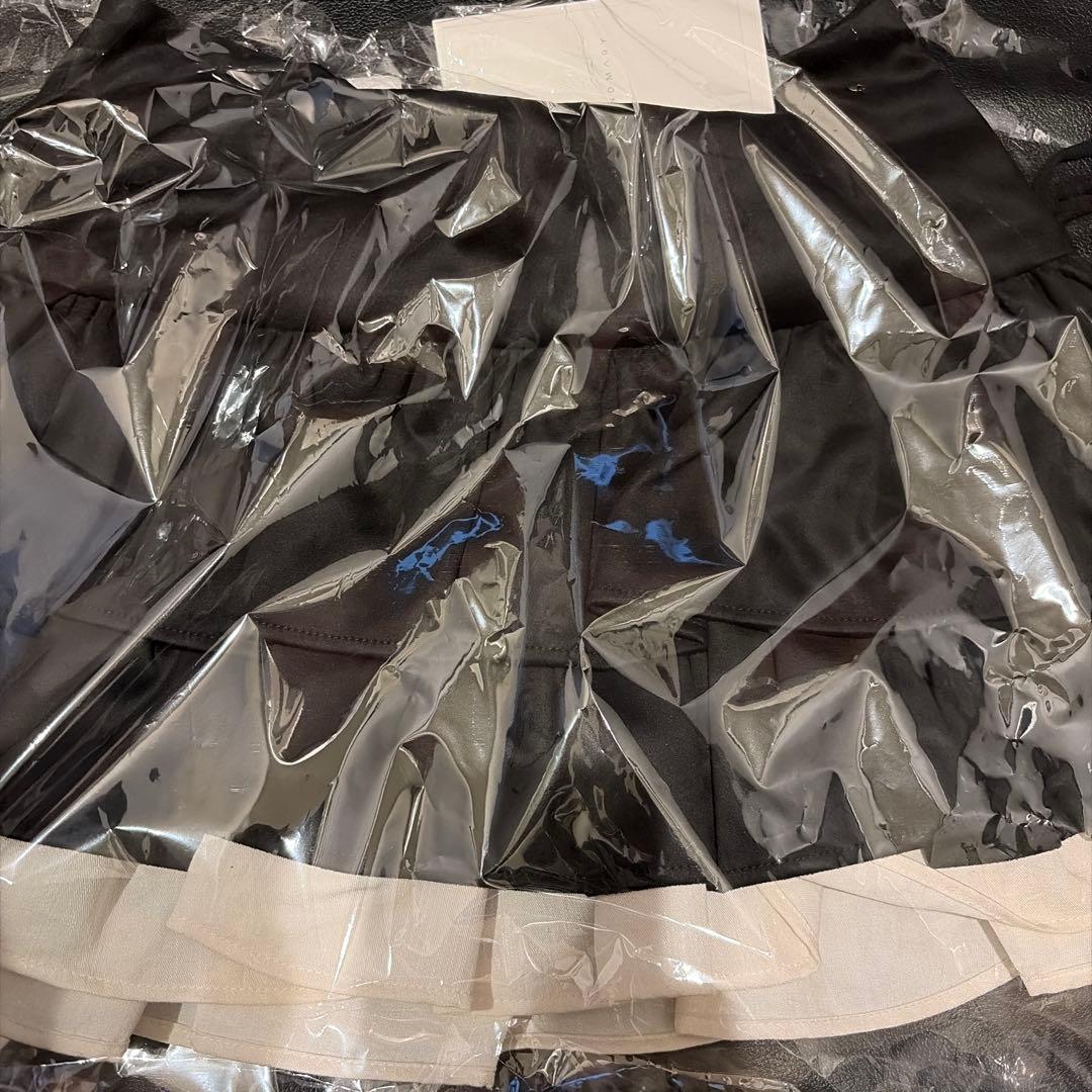 スカート S ANDMARY MEL GATHER SKIRT BLACK