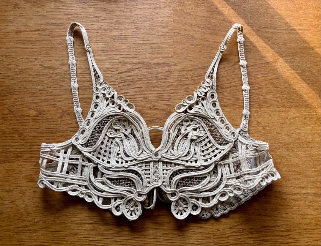 mame kurogouchi コード刺繍ベスト25SS